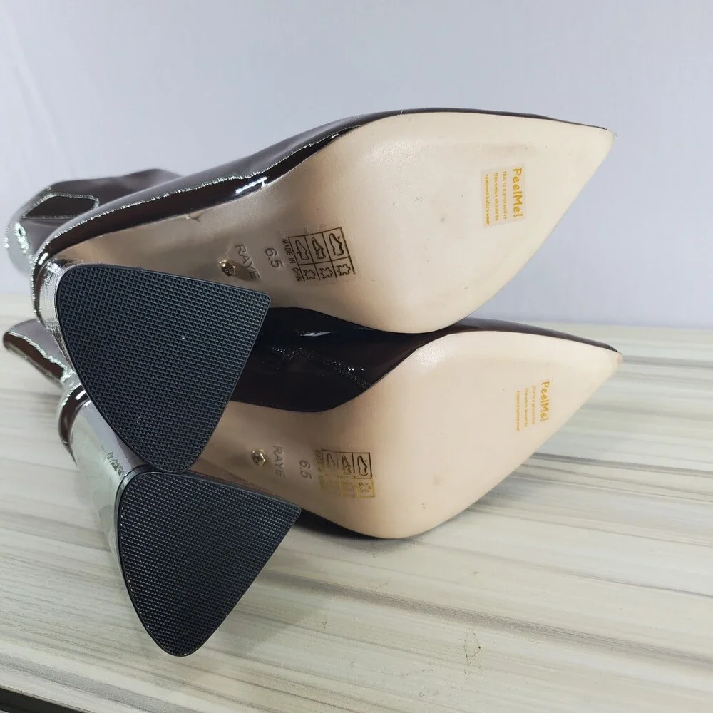 6.5 Raye Cleopatra Brown Patent Leather 4.5